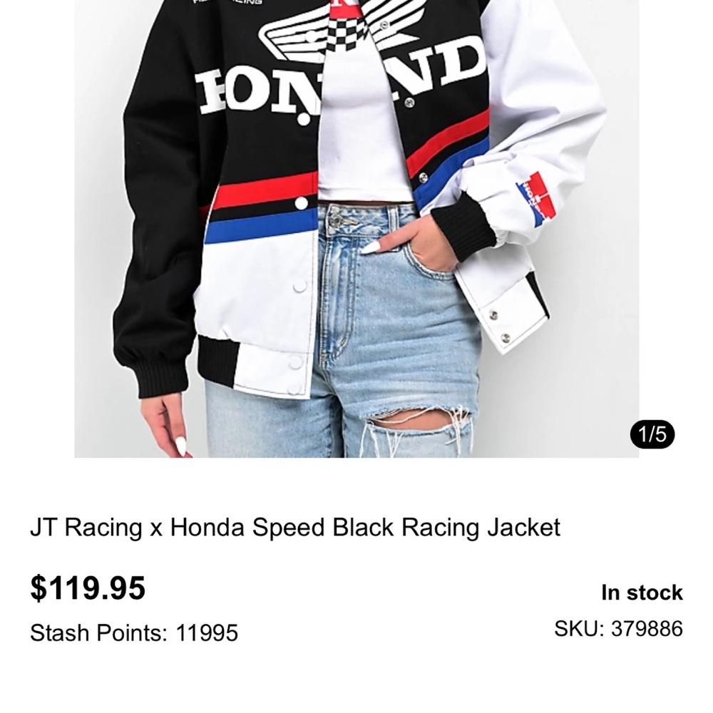 Black Racing Jacket